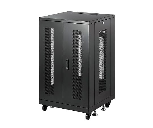 SANWASUPPLY サンワサプライ 19インチラック メッシュパネル仕様(18U)【CP-SVNA1860MBK】