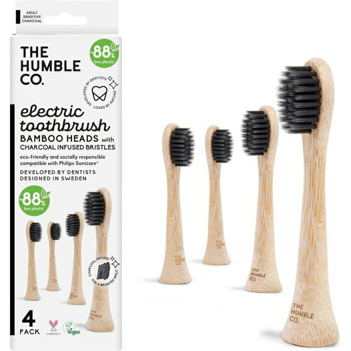 Merry-Go-Round inc. バンブー電動歯ブラシ用替えブラシ(センシティブ) / オーラルケア / 虫歯予防 / エコ (8353509009003)