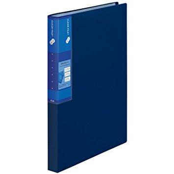 プラス スーパーエコノミークリアF+　A4　40P　ネイビー FC-504EL 1冊