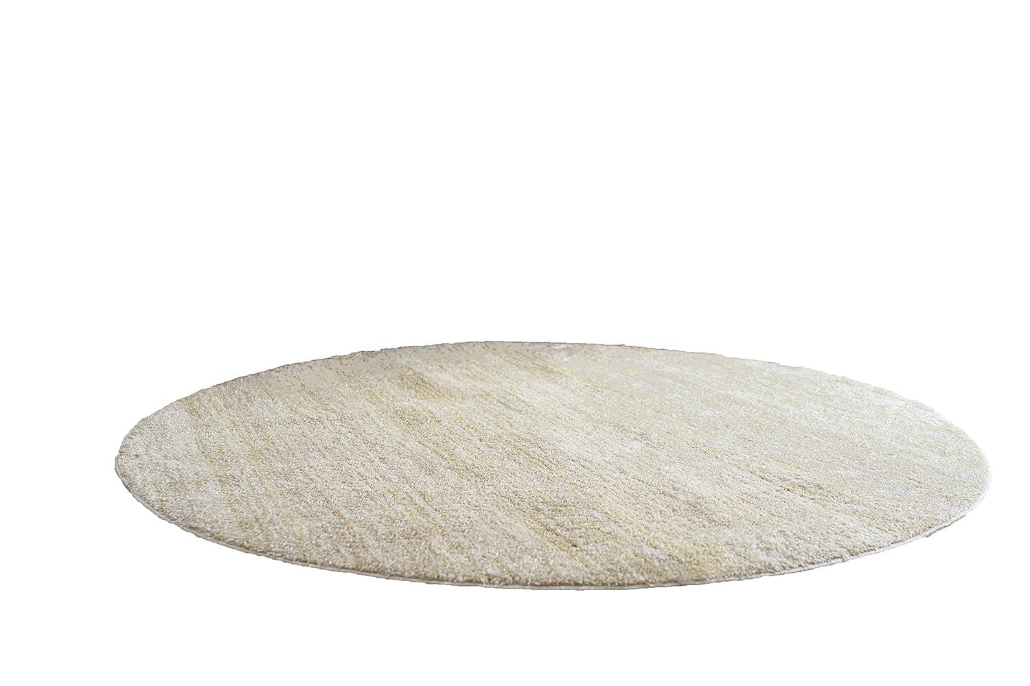 スミノエ(Suminoe) Mリユストル200R ラグ Mリュストル(円200×200cm/アイボリー)【日本製】