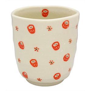 カクニ だるま 寿司湯呑【日本製】【美濃焼】 (K12325)【入数:6】