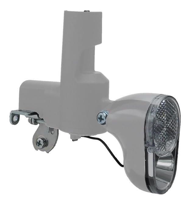 ハピソン Hapyson リフレクター付LEDブロックダイナモ グレー【沖縄・離島への配送不可】