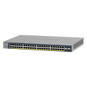 NETGEAR ネットギア POE+対応 (380W) ギガビット48ポート L2+ アプリ&クラウドスマートスイッチ(GS752TP-300JPS)