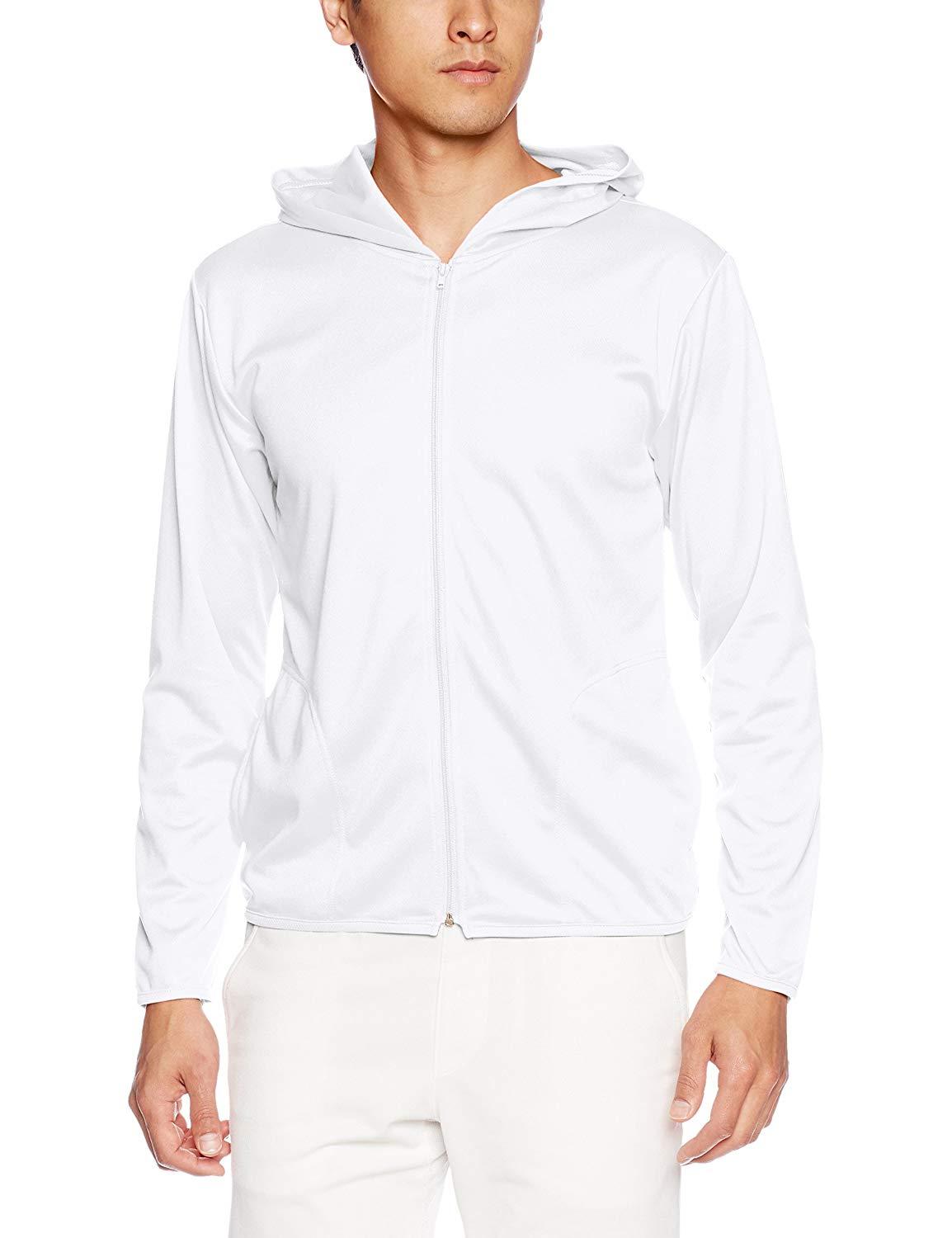 glimmer 4．4オンスAMZドライジップパーカー 00338 ホワイト（001） サイズ：M