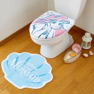 バード アリエル トイレ2点セット トイレタリー リトルマーメイド ディズニープリンセス トイレマット SB-554-D (101910709501-01-01)【入数:14】