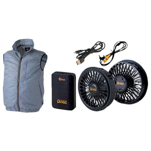 CUC CHUSAN WZコーティングベストセット 143 杢グレー L (9000AG143L 4504)