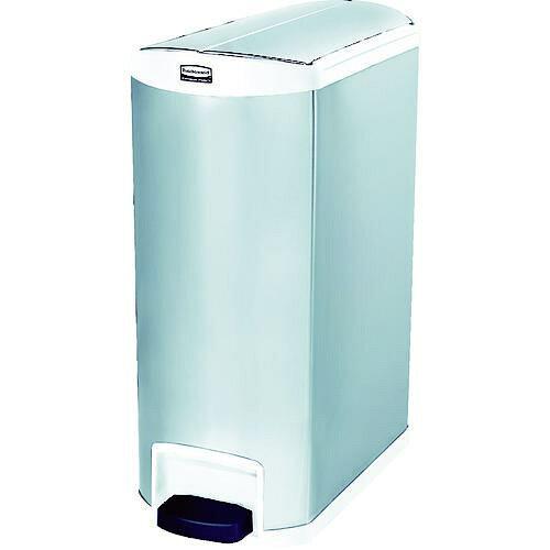 Dustbins - Rubbermaid Commercial Products ラバーメイド 【売り切り廃番】スリムジム ステップオンコンテナ エンドステップ ステンレス (1902005 8036)