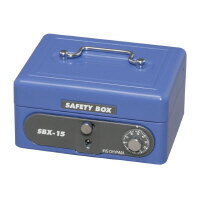 IRISOHYAMA アイリスオーヤマ 手提げ金庫（B7サイズ）　ブルー　 SBX−B7（558225）