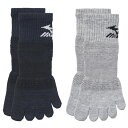 MIZUNO(ミズノ) ミズノ ミズノワーク涼感無地引揃12丈メッシュ5本指サポート吸汗速乾2P26-28 1組(2足) (6897122700 7217) アソート商品のため、色は選べるません