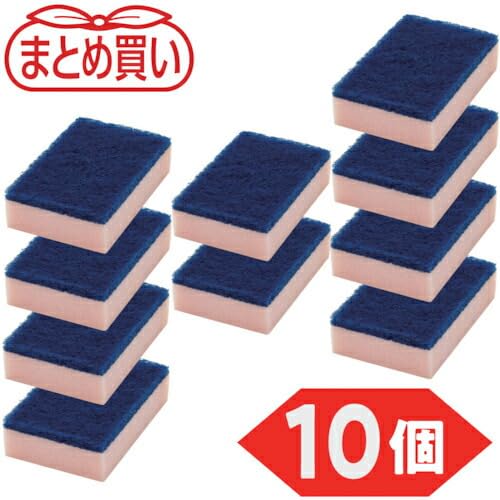 TRUSCO トラスコ中山 TRUSCO まとめ買い ハードスポンジ ピンク 10個入 (HSF203P10P 8037)
