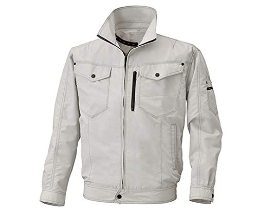ビッグボーン(Bigborn) bigborn 【売切廃番】空調風神服 長袖ジャケットシルバー5Lサイズ (BK607765L 6449)
