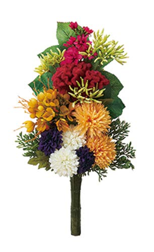 アスカ(Asca) 菊とケイトウの御供えブーケ (A-55006000)