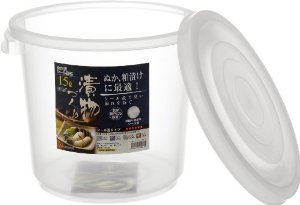 RISU リス リス シール容器 深丸 15型 リス シールヨウキ フカマル 15ガタGSIS429