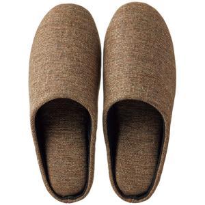 ノーブランド ソフトチャールススリッパ L ブラウン 1足【DATM061-BR】