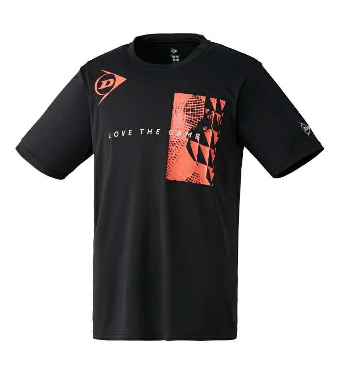DUNLOP ダンロップ Tシャツ_DAL-8441 (DAL8441) [色 : ブラツク] [サイズ : M]