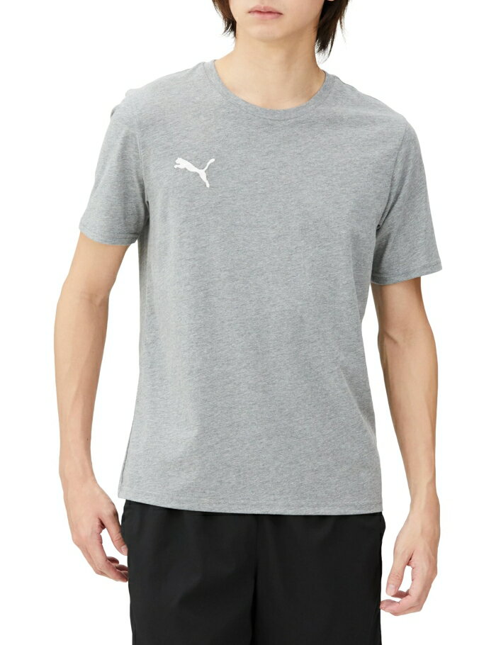 PUMA プーマ TEAMGOAL_カジュアル_TEE (659376) [色 : MEDIUM_GY_H] [サイズ : S]