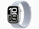 APPLE アップル MWWN3JA 24 AW S10 GPS 46シルバーアルミ ブルークラウドループ シルバーアルミニウム MWWN3J/A