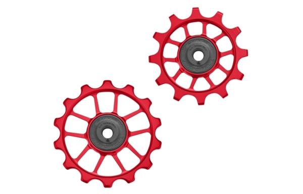 Tire Tube Set - TOKEN TK1724 BIGプーリー シマノ11＆12s/スラム11s Red【沖縄・離島への配送不可】