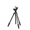 ケンコー(Kenko) SLIK カーボン三脚 カーボンマスター 934 4段 ナットロック式 32mmパイプ径 高精度3ウェイ雲台 109571