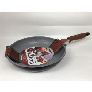 IH対応 ストーンマーブルフライパン 26cm