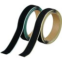 TRUSCO トラスコ中山 TPD20MTSBKTRUSCO マジックテープセット 弱粘着 20mm×1m 黒(1巻=1セット)7992904(3)