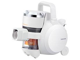 &nbsp;メーカー&nbsp;TOSHIBA 東芝&nbsp;商品カテゴリ&nbsp;掃除機＞キャニスター型クリーナー&nbsp;発送目安&nbsp;翌日までに発送（休業日除く）&nbsp;お支払方法&nbsp;銀行振込・クレジットカード&nbsp;送料&nbsp;送料無料&nbsp;特記事項&nbsp;&nbsp;その他&nbsp;※※※※※※※※※※※※※※※※※ 仕様 ※※※※※※※※※※※※※※※※※タイプ キャニスター集じん方式 サイクロンサイクロン種類 フィルターレス電源コード式 ○ヘッド種類 モーター式(自走式)吸込仕事率 180 W騒音値 58〜64 dB集じん容積 0.2 Lコードの長さ 5 mダストケース丸洗い ○フィルター丸洗い ○本体寸法(幅x高さx奥行) 180x276x300 mm質量 本体質量：2.3kg・標準質量(本体・ホース・延長管・ヘッドの合計質量)：3.7kgカラー ホワイト