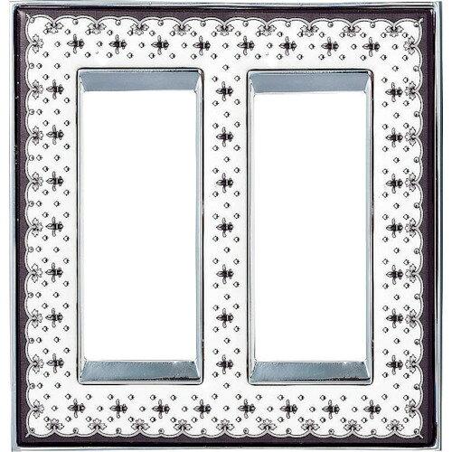 スガツネ工業 (210032220)PXP-F02-01341-NECBスイッチプレート・コンセントプレート(2連) (PXPF0201341NECB 3278)