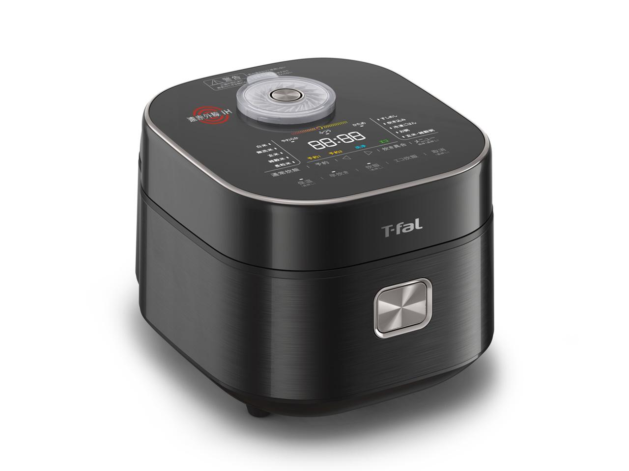 Tfal ティファール RK8828J0 ザ・ライス 遠赤外線IH炊飯器 5.5合 ブラック T-F ...