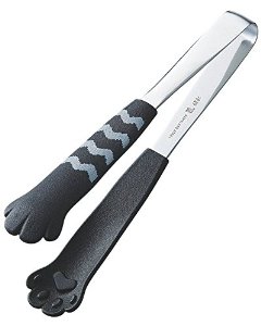 田辺金具 卓上トング きゃっちだにゃん 黒しま 1214 2510409