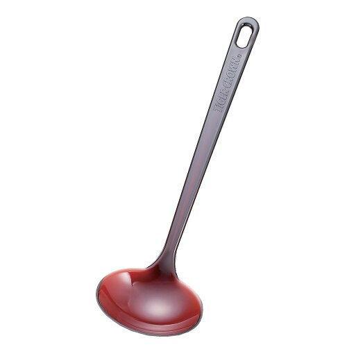 Soup Ladle （Holed） - タイガークラウン おたま・レードル 紫 76×260mm グレープカラー 卓上お玉 ポリエーテルイミド 耐熱204度 2176