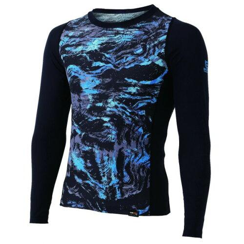 おたふく手袋(Otafuku Glove) オタフク JW-726 EVO ロング クルーネック カモ黒 L