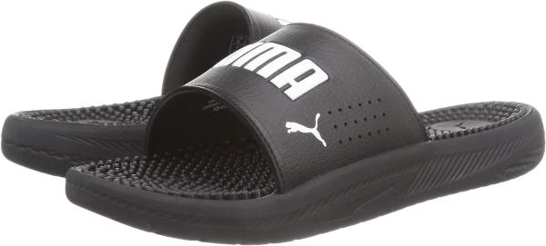 PUMA プーマ SOFTRIDE_スライド_マッサージ (38306201) [色 : PUMA_BK-PU] [サイズ : 290]