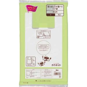 カウネット レジ袋弁当用 乳白 大 3699-0658