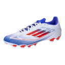 ADIDAS アディダス サッカースパイク F50 LEAGUE HG/AG フットウェアホワイト/ソーラーレッド/ルシッドブルー(IF1341) 25.0 c...