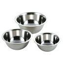 リバティーコーポレーション ステンレス製 ボウル 3点セット 16・18・22cm LD-453 Style Kitchenware