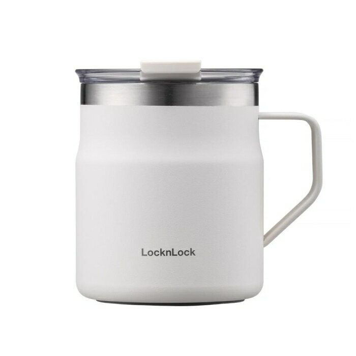 中山福 ベストコ マグカップ ふた付き 保温 保冷 ステンレス 355ml ホワイト LHC4218NWHT ロック＆ロック メトロ