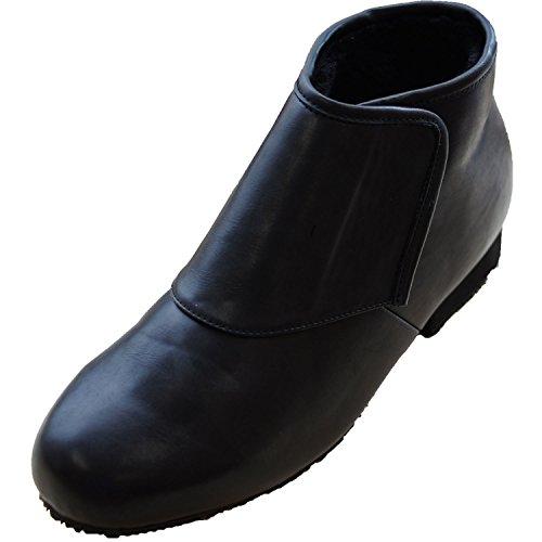 ウェルファン 防寒ブーツ リシェス 防滑ソール 紳士用 ブラック S