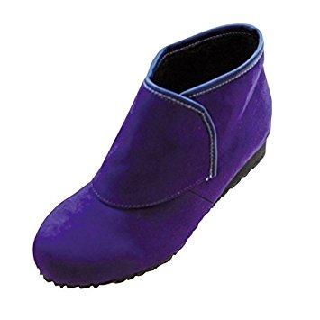 ウェルファン 防寒ブーツ リシェス 防滑ソール 婦人用パープルLL