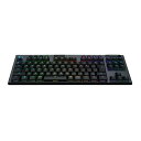 LOGICOOL ロジクール Logicool G テンキーレス ゲーミングキーボード 無線 G913 GLスイッチ タクタイル 日本語配列 LIGHTSPEED ワイヤレス Bluetooth LIGHTSYNC RGB G913-TKL-TCBK 国内正規品(2)