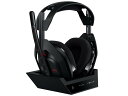 LOGICOOL ロジクール A50WL003BK A50WL-003-BK ゲーミングヘッドセット+ベースステーション ASTRO A50 (GEN 5) ブ...