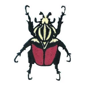 ツクリエ 【ワッペン】ゴライアスオオツノハナムグリ 図鑑コレクション 昆虫 【入園入学】 (ZCW-20)【入数:3】