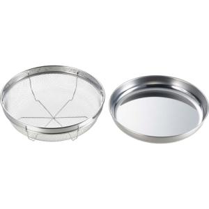 ヨシカワ 食道楽 盆ザル＆トレーセット 19cm SJ2018