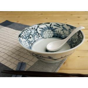 ブルーム 染付ラーメン 染付網浜絵ラーメン鉢 美濃焼 日本製 (60016)【入数:5】