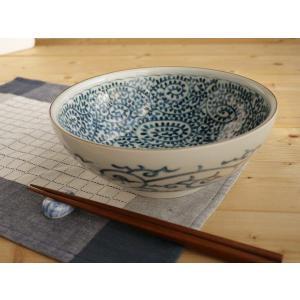 ブルーム 染付絵変り麺鉢ラーメン鉢 タコ唐草 美濃焼 日本製 (61135)【入数:2】