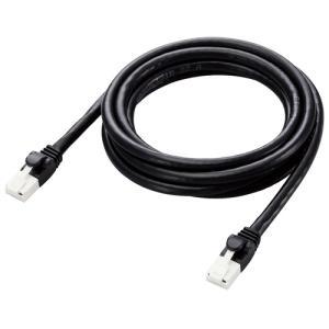 ELECOM エレコム ツメ折れ防止LANケーブル(CAT6A)2m/ブラック/5本パック(LD-GPAT/BK2EX5)