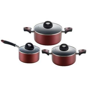 タマハシ(TAMAHASHI) リアン IH対応アルミ鍋3点セット LIE-3PR