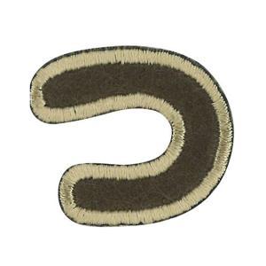 Other - ツクリエ 文字ワッペン ラテ つ あいうえおワッペン お名前付け 入園入学グッズに (ALS-18)【入数:3】