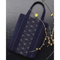 オリムパス製絲(Olympus Thread) 172 刺し子キット バッグ 麻の葉 (0954m)