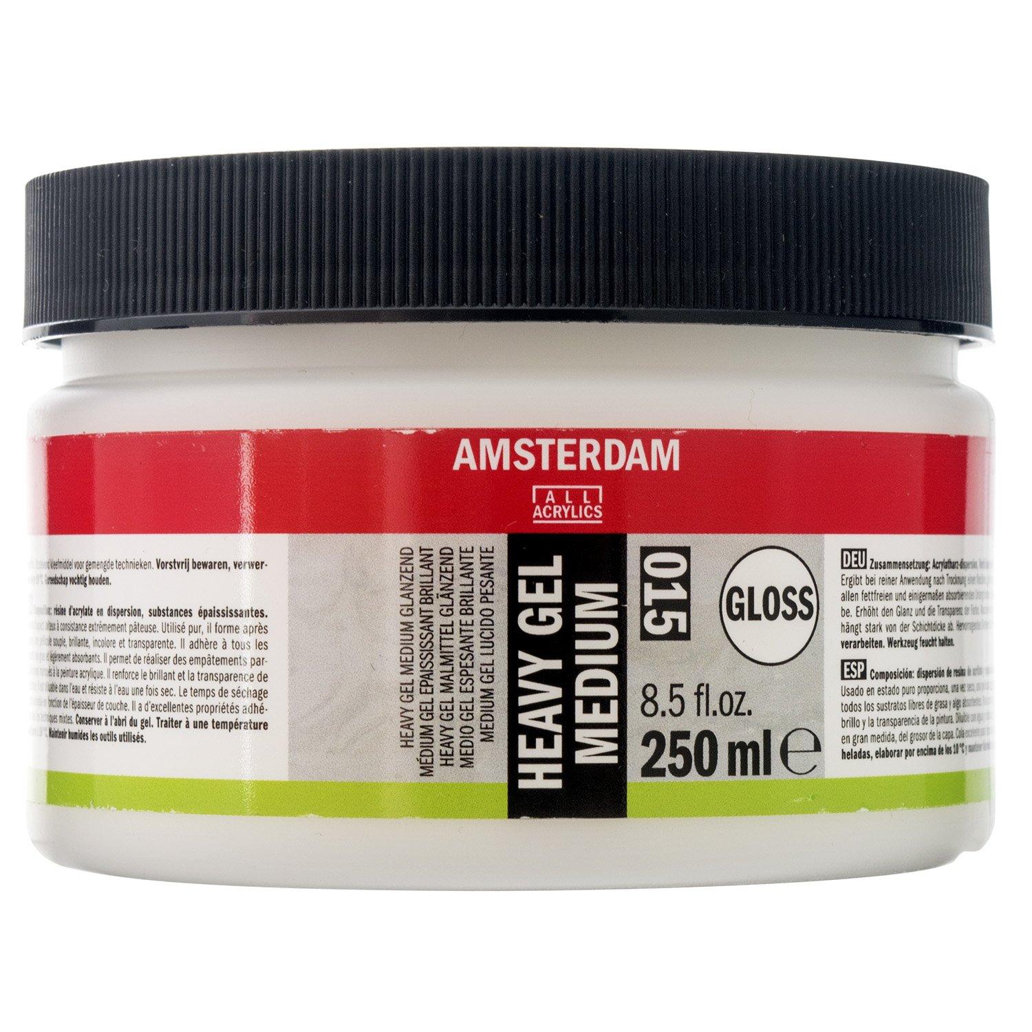 Koninklijke Talens AMSTERDAM アムステルダム アクリリックメディウム ヘビージェルメディウム グロス 015 250ml T2417-3015 403824
