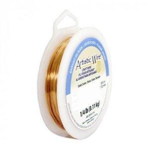 Wire and Cable Specialties Artistic Wire(アーティスティックワイヤー) ロングスプールス(業務用) ゴールド 0.3mm×約151m 28 (1601596)